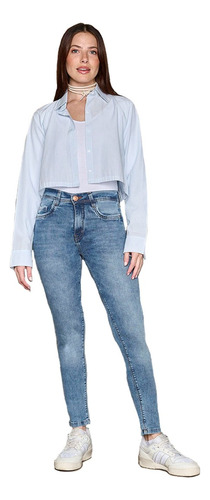 Jeans Chupin Clásico Elastizado Cenitho Varios Colores