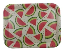 Comprar Set X 3 Piezas Bandeja Rectangular De Servir Diseño Sandia