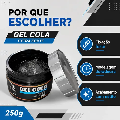 Gel Cola Lelooks Fixação Extra Forte 250g | MercadoLivre