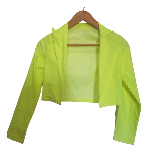 Campera-trench-chaqueta-blazer Amarillo Fluo Elast T S Promo
