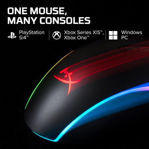 Hyperx Pulsefire Surge: Ratón De Juegos Ópticos Con Cable Rg