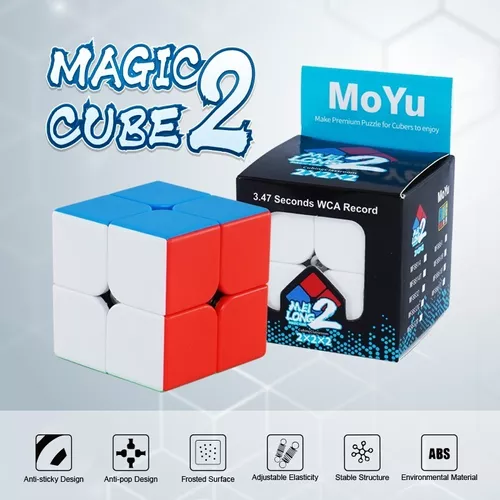 Kit Cubo Magico 2x2 + Cubo Mágico Piramide 3x3 Original Cube