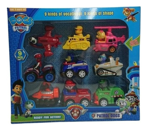 Carrito de fricción Paw Patrol Toy Kit 9