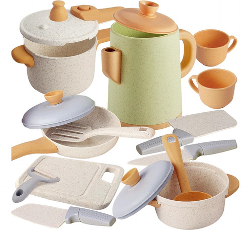 Juego De Accesorios De Cocina Play, Juego De Ollas Y Sart...