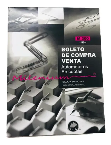 comprar Talonario Boleto Compraventa Automotor X 50 Hojas