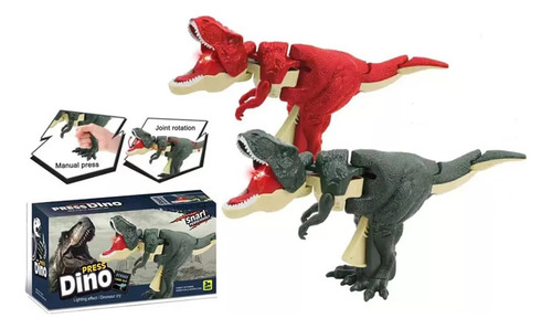 Juguete Zazaza T-rex Con Forma De Prensa De 2 Piezas Con For