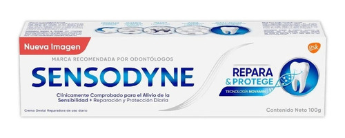 Crema Dental Sensodyne Repara Y Protege Sensibilidad Dental