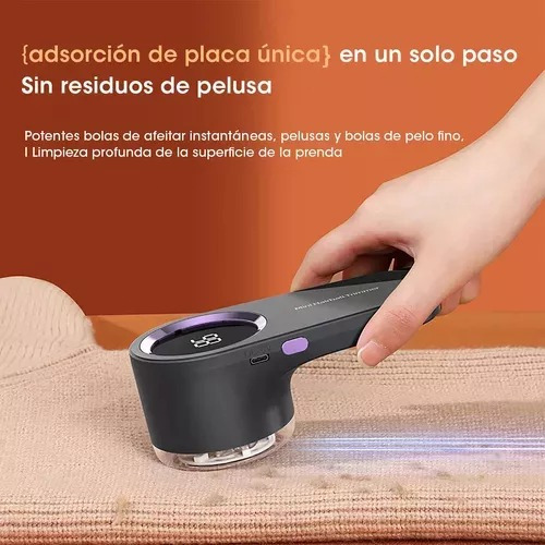 Nasterjis Quita Pelusa Fabric Recargable Ropa Removedor Eléctrico Portátil Suéteres Bufandas Sábanas Mantas Y Ttapicería 360 Grados De Corte De Pelusa Alta Velocidad Y Eficiencia De Trabajo Blanco