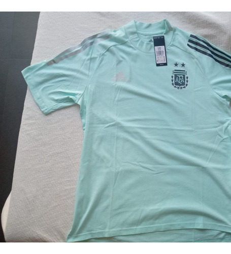 Remera Selección Argentina Afa adidas Tee Turquesa Talle L