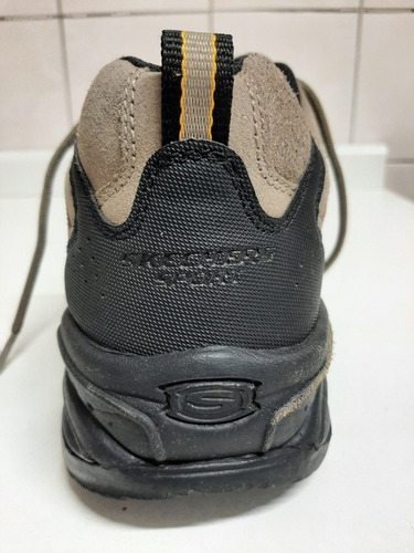 Tênis Skechers Sport Trilha Camurça Verde Oliva 44 Pouco Uso