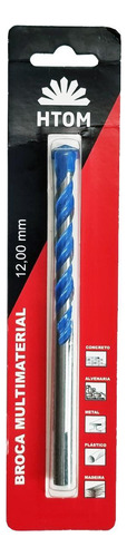 Broca 12mm Multifunção Multimaterial Fura Tudo Metal Duro