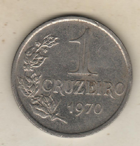 Brasil Moneda De 1 Cruzeiro Año 1970 Km 581 - Excelente