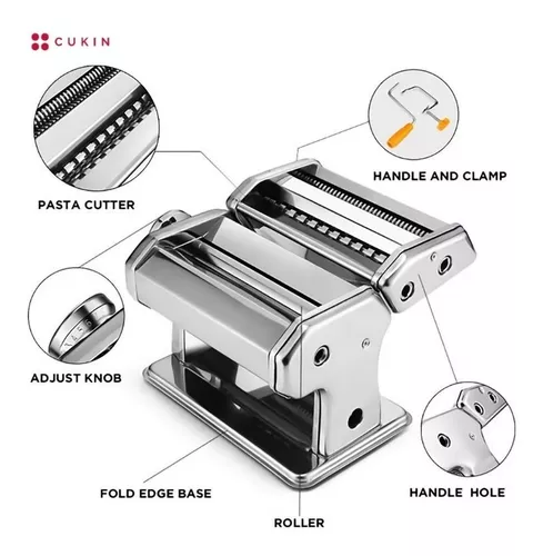 Maquina Para Hacer Pasta Manual Spaguetti 9 Niveles Espesor