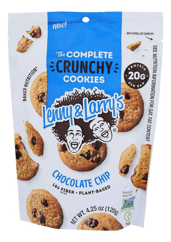 Lenny & Larrys The Complete Crunchy Cookies, Chispas De Choc