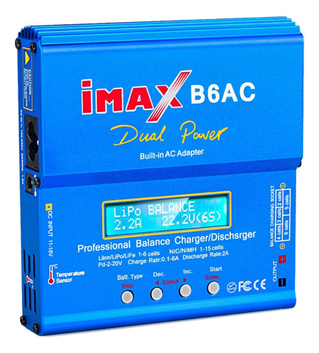 Cargador De Equilibrio Rc Compacto Inteligente Htrc Imax 80