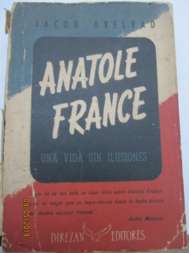 Anatole France  Jacob Axelrad  1946