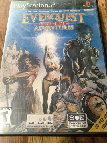 Juego Everquest Online Adventures Sony Ps2 Playstation 2