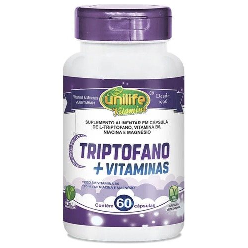 Triptófano + Vitaminas 60 Cápsulas