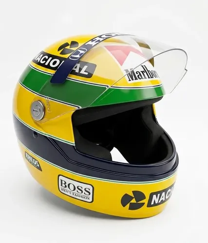 Capacete Ayrton Senna 1991 Gp Brasil | Parcelamento sem juros