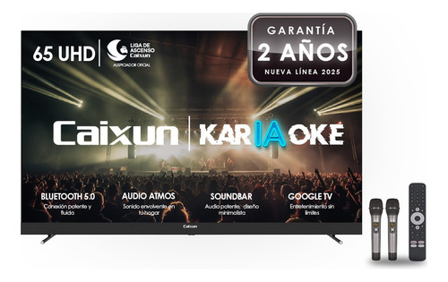 Smart Tv Caixun Led 65 Uhd 4k Karaoke Google Tv C65vsug