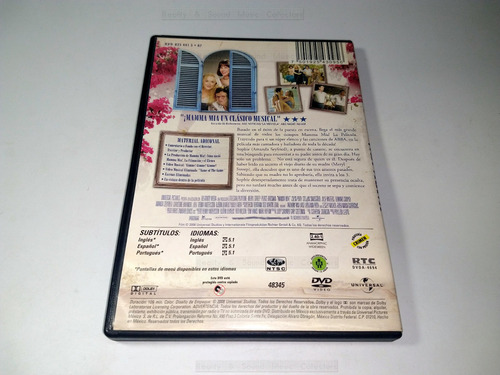 Mamma Mia La Pelicula Dvd Original De Coleccion (Usado)