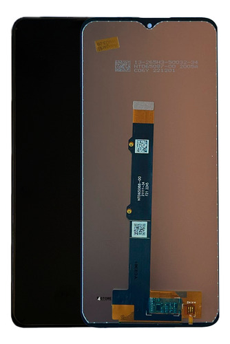 Tela Frontal Display Lcd Compatível Moto G50 4g Top + Peli Cor Preto