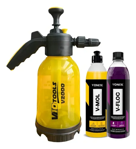 Kit Lavagem Snow Foam Manual Sigma + V-floc E V-mol Vonixx