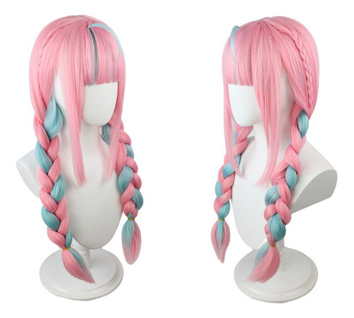 Peluca De Anime Cos Twist Braids Para Niñas  Peluca De Fiest