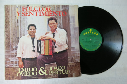 Vinyl Vinilo Lp Acetato Emilio Oviedo Y Joaco Pertuz Folclor