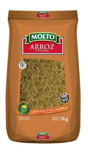 Arroz Molto Integral 1 Kilo X 20 Unidades