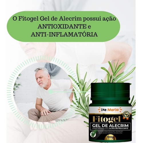 Super Kit 10 Alecrim Combate Dor No Corpo Muscular Juntas