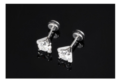 Imagen 4 de 5 de Aretes Acero Inox Hombre Drop