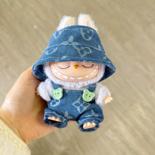 Ropa Labubu Para Muñeca De 17 Cm, Traje De Mezclilla Con Som