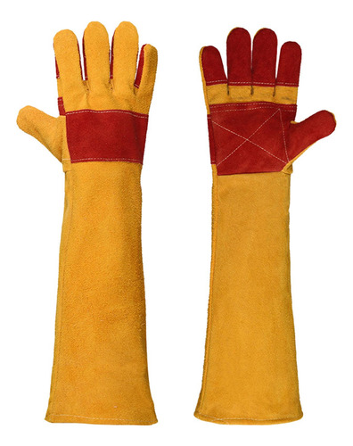Guantes De Manejo De Animales De Cuero Pu Resistente A