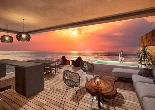 Penthouse Frente Al Mar Con Alberca Privada, Gimnasio Vista 