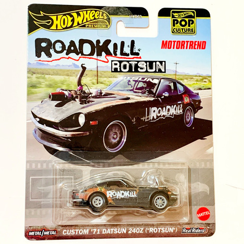 Hot Wheels Premium Custom 71 Datsun 240z Roadkill Rotsun