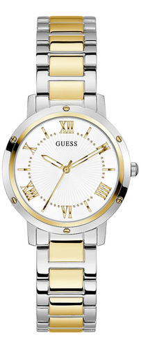 Relógio Guess Feminino - Gw0404l2 Cor da correia Dourado Cor do bisel Prateado