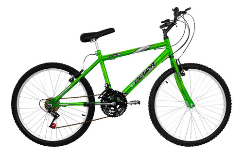 Bicicleta Aro 24 18 Marchas Ultra Bikes Diversas Cores Cor Verde