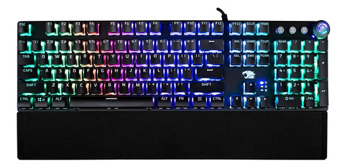 Teclado Mecanico Gamer Para Pc Por Cable | De Aluminio, N...