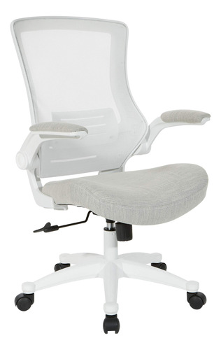 Office Star Silla De Oficina Con Respaldo De Pantalla Blanc.