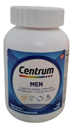 Centrum Men Multivitaminico 120 - Unidad a $871