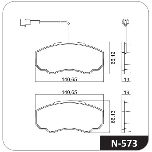 Juego Pastillas Freno X 4 Ducato Citroen Jumper 02/04