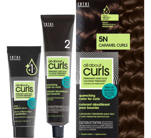 All About Curls 5n Caramel Curls - Tinte Permanente Para El.