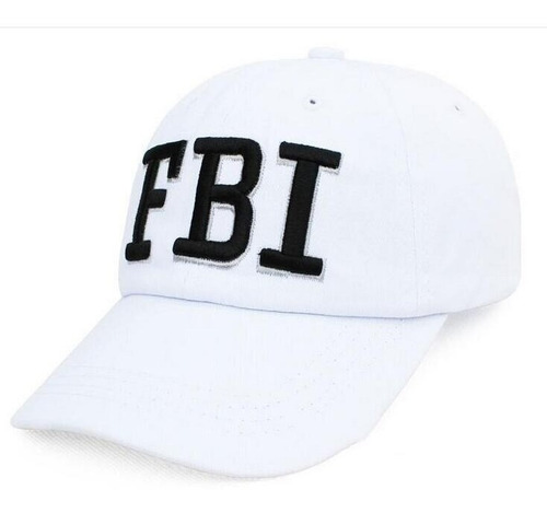 Boné Fbi Polícia Tático Militar Pronta Entrega Chapéu Branco