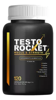 Precursor Testosterona Mens Testo Rocket Aminoacidos 120 Cap