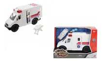 Comprar Carro Ambulancia De Juguete Con Luz Y Sonido White