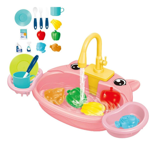 Kit Infantil Con Lavabo Y Accesorios - I Got Real Water  [u]