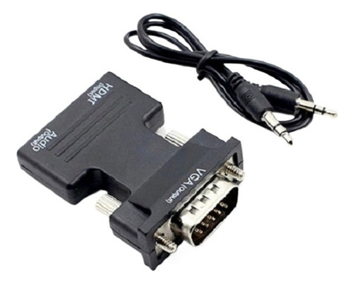 Y Hdmi Hembra A Vga Macho Convertidor Con Audio