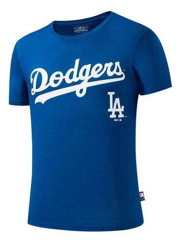Camiseta Los Angeles Dodgers Hombre Mlbts520201-blu Azul