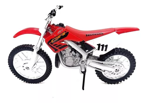 Miniatura de Moto de Trilha Honda CR250R Escala 1:18 Maisto